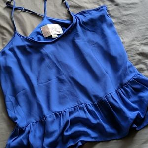 Royal blue top